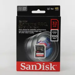SANDISK - Extreme PRO 32GB SDXC Tarjeta de Memoria 100MBs