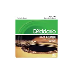 DADDARIO - Juego de Cuerdas D'addario para Guitarra Acústica EZ890 8515 Bronze calibre 9-45