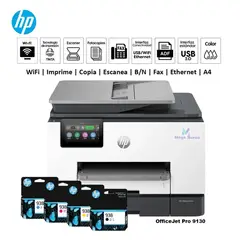 HP - Impresora multifuncional OfficeJet Pro 9130