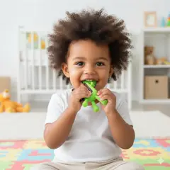 GENERICO - Mordedor Jirafa de Silicona Verde