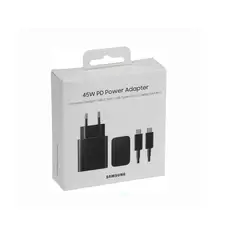 SAMSUNG - Cargador Premiun Gan de 45W Carga Rapida EU Negro Original