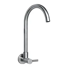 VAINSA - Grifería tipo Ganso para Cocina en Acero Inoxidable