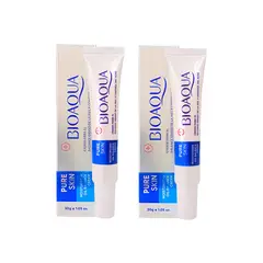 BIOAQUA - PACK 2 CREMA ANTIACNE ELIMINA ESPINILLAS Y PUNTOS NEGROS
