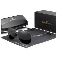 KINGSEVEN - Lentes de Sol Polarizados Aviador + Estuche