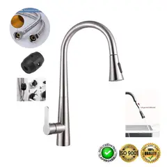 XM - Mezcladora Acero SUS304 para cocina Satinado