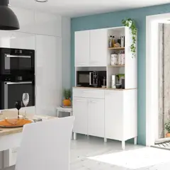 GENERICO - Mueble Para Microondas Raizar Blanco R&R Muebles