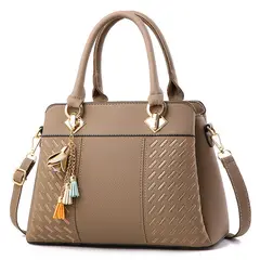 DANWEILE - Bolso bandolera de mujer Luxury Handbag - Caqui