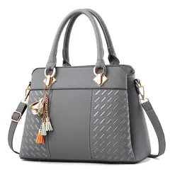 DANWEILE - Bolso bandolera de mujer Luxury Handbag - Gris