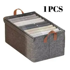 GENERICO - Organizador Multiusos de Ropa Plegable Caja de Almacenamiento Con Tapa