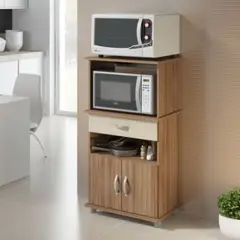 GENERICO - Mueble de Cocina para Microondas Dalma Color Marrón RR MUEBLES