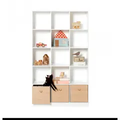 GENERICO - Estante Juvenil Práctico 3X5 Oliver R&R MUEBLES