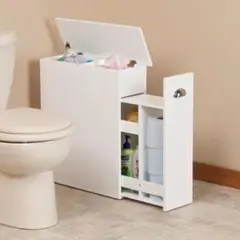 GENERICO - Mueble de Baño Organizador Moderno Agata de 1 Cajón Blanco R&R MUEBLES