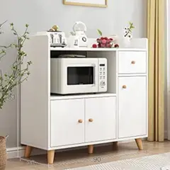 GENERICO - Mueble de Cocina Vintage Blanca 3 Puertas R&R MUEBLES