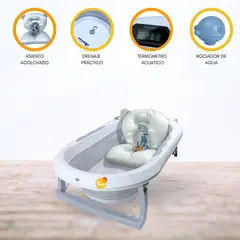 VOYAGE - Bañera Plegable con Termómetro «AQUATIC» Gray