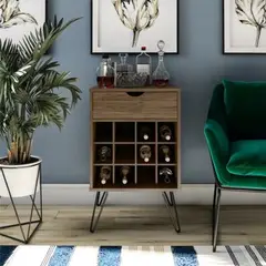 GENERICO - Mueble de Bar Moderno Soa Marrón R&R MUEBLES