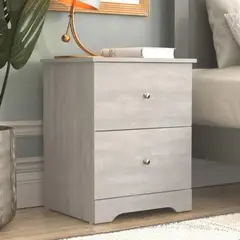 GENERICO - Velador Mesa de Noche Didi Gris R&R MUEBLES