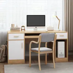 GENERICO - Escritorio Moderno Gaspar Marrón Claro R&R MUEBLES