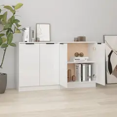 R&R MUEBLES - Aparador Moderno Flio Blanco