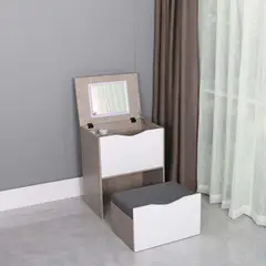 GENERICO - Tocador Pequeño Tacna MarrónBlanco R&R MUEBLES