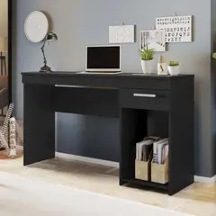 GENERICO - Escritorio Moderno Irodori Negro R&R MUEBLES
