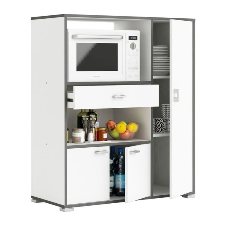 Mueble Auxiliar de Cocina para Microondas Kizuchi