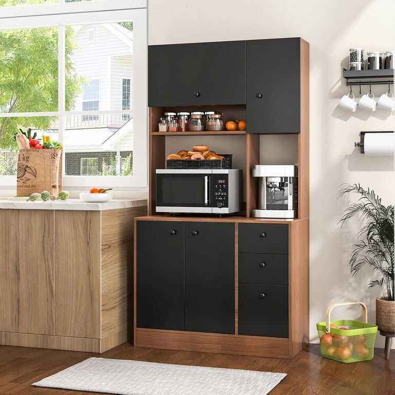 Mueble Auxiliar de Cocina para Microondas Tazuna