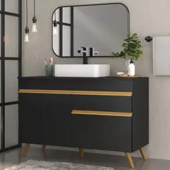 R&R MUEBLES - Mueble de Baño Tanizaki Negro