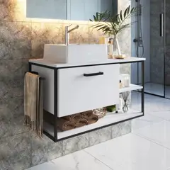 R&R MUEBLES - Mueble de Baño Nodoka Blanco
