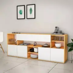 GENERICO - Aparador Vajillero Moderno Sandi Haya Blanco R&R Muebles