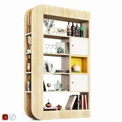 GENERICO - Estante Seperador Kraft Marrón R&R MUEBLES