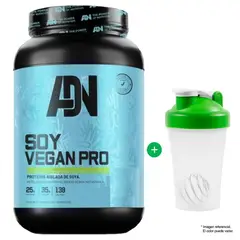 ADN - Proteína de Soy Vegan Protein 1.5 kg Vainilla - 42 Servicios