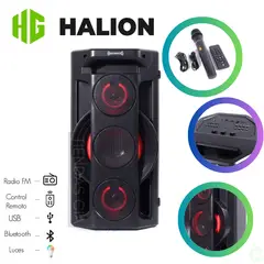 HALION - Parlante Portatil HA-R62 CON BATERIA 250W