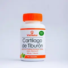 VID NATUR - Cartílago de Tiburón en Cápsulas 90 u x 400 mg -