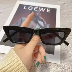 KAST PE - Gafas Lentes de Sol Swift Vintage Cat Eye Negro + Estuche