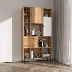 GENERICO - Estante Moderno Rades Con Multiples Compartimientos R&R Muebles