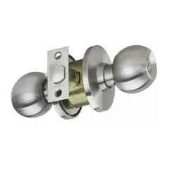 GENERICO - CHAPA BOLA Cerradura de Pomo Dormitorio Acero INOXIDABLE Cantol
