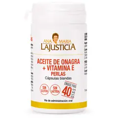 ANA MARIA LAJUSTICIA - ACEITE DE ONAGRA + VITAMINA E 80 cápsulas blandas