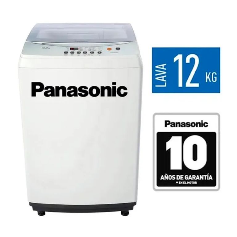 LAVADORA 12 KG CARGA SUPERIOR NA-F120L6WRH BLANCA