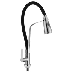 IMPORTADO MC - Llave Ganso Para Cocina en Acero Inoxidable Satinado