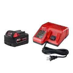 MILWAUKEE - KIT BATERIA 18V 5 AH + CARGADOR (48-5950) -