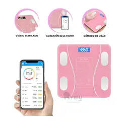 RYBIU IMPORT - Pesadora Eficaz y Compacta Tono Rosado Y+Post-it Adhesivos