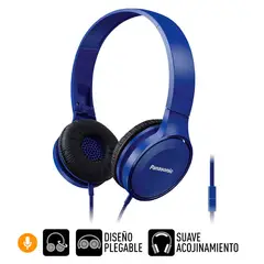 PANASONIC - Audífonos On Ear RP-HF100M Azul
