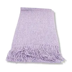 GENERICO - Maxi Bufanda Mujer Color Entero Morado