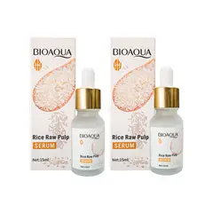 BIOAQUA - PACK 2 SERUM FACIAL DE ARROZ ANTIARRUGAS
