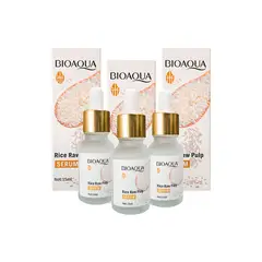 BIOAQUA - PACK 3 SERUM FACIAL DE ARROZ ANTIARRUGAS