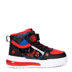 MARVEL - Zapatillas Botín Urbanas Spiderman Negro Niño