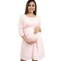GENERICO - Vestido Maternal en Gasa Mama A La Mode