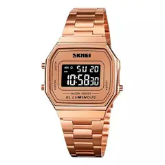 SKMEI - Reloj Digital 1647 Acuático con correa metálica