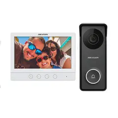 HIKVISION - INTERCOMUNICADOR VIDEOPORTERO DS-KIS213 FULL HD IP65 1 LCD 7
