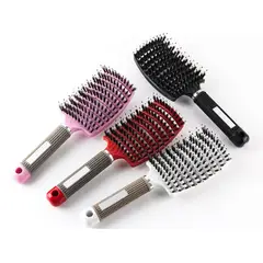 GENERICO - PACK X 2 PEINE PARA CABELLO ANTI FRIZZ CON CERDAS